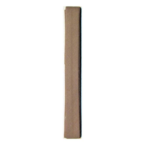 Beige Poly Cotton Bias Binding 12mm x 2.5m