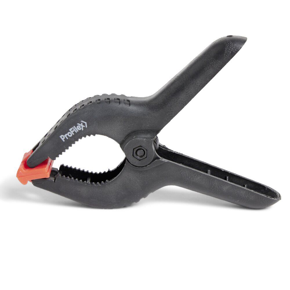 Pince à ressort 150mm plastique noir