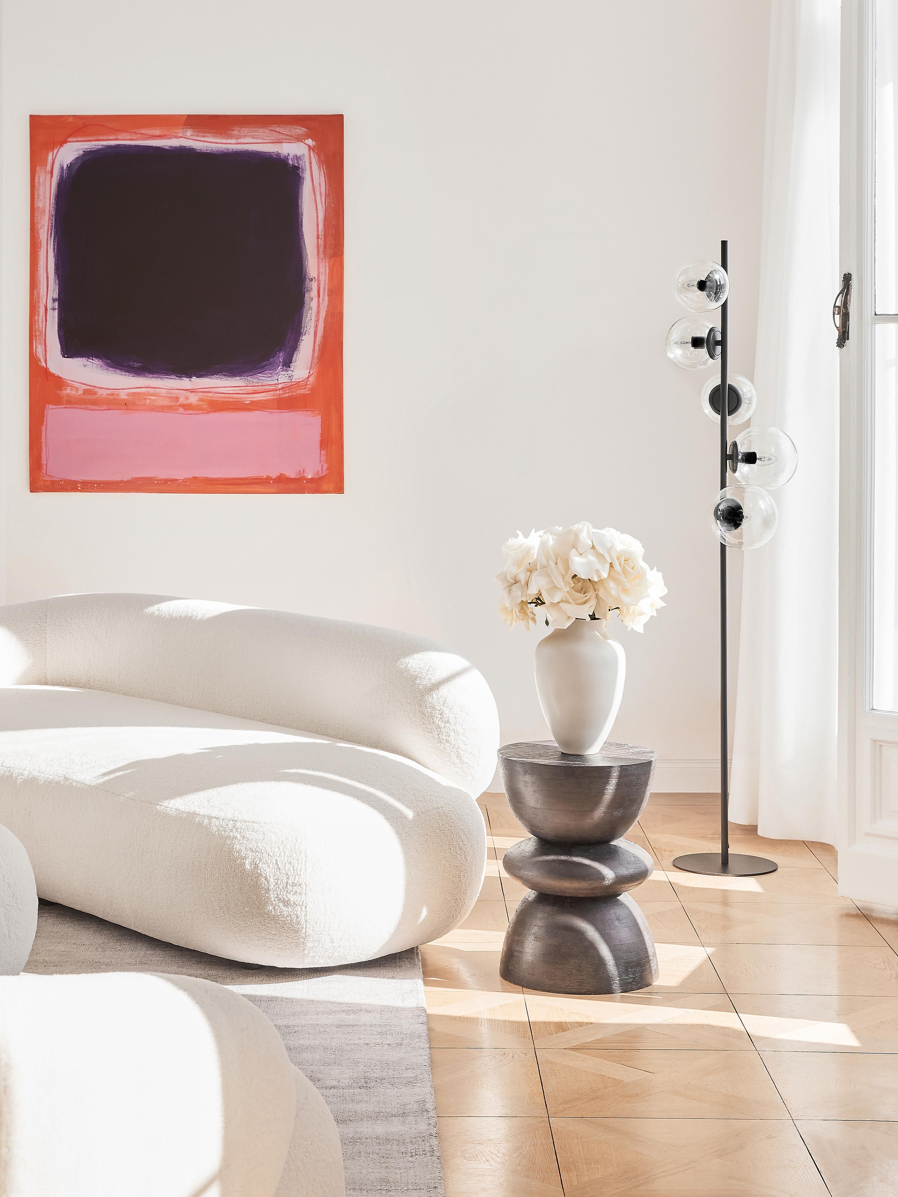 Stehlampe Casey aus Glas