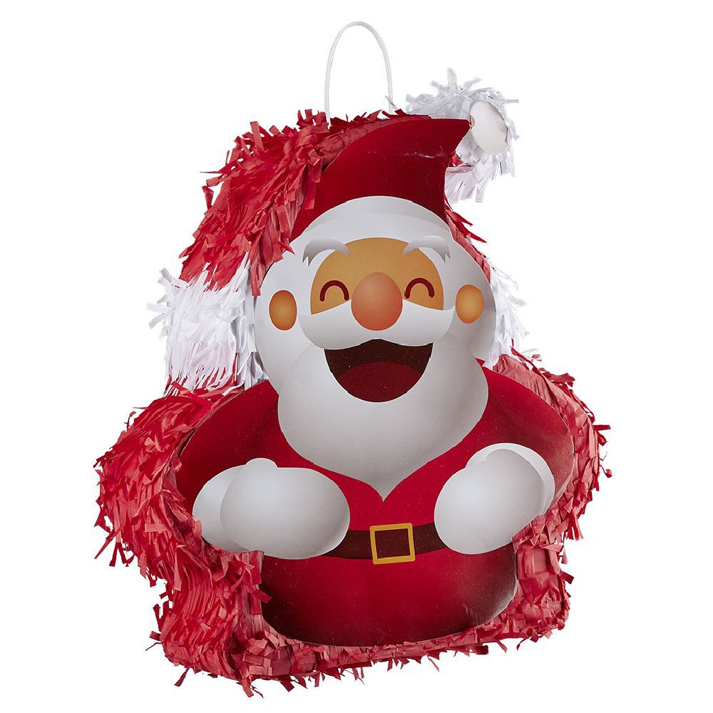 Pi&ntilde;ata forme Père No&euml;l rouge blanc