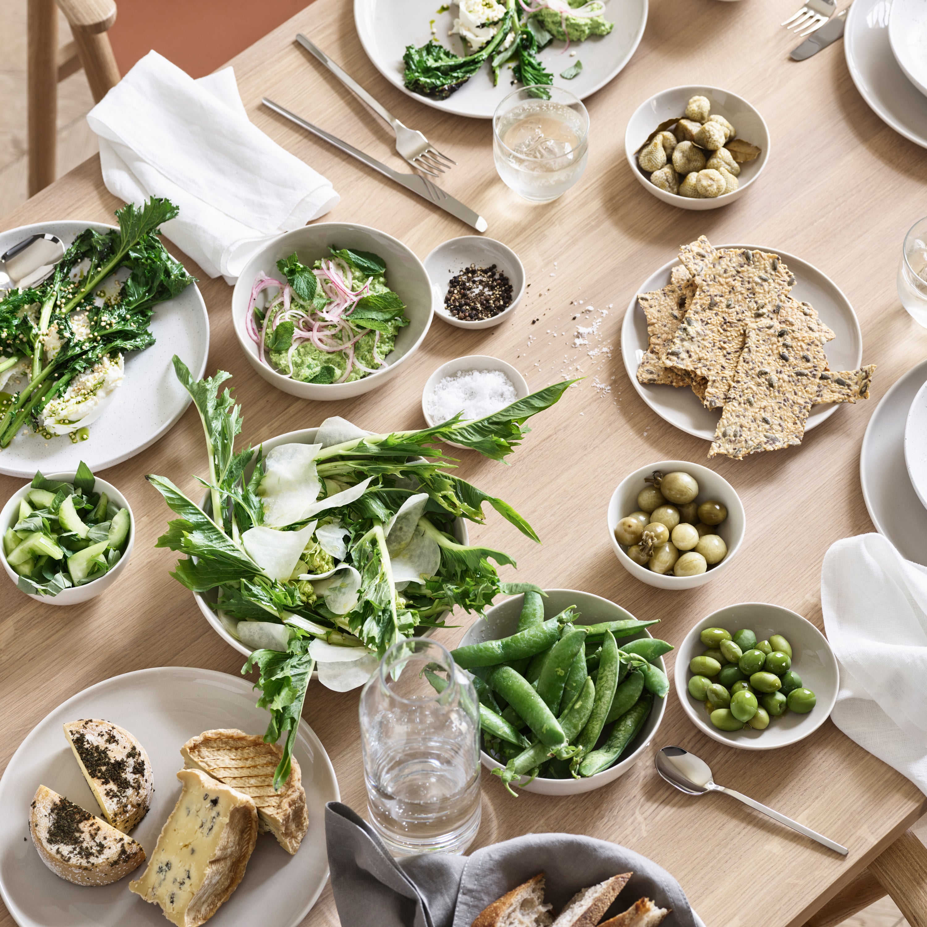 Bolia Graceful Eettafel - B 200 cm - Witgepigmenteerd Geolied Eiken