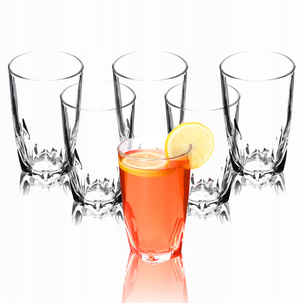 KADAX Szklanki do drinków i napojów 440 ml, 6 szt.