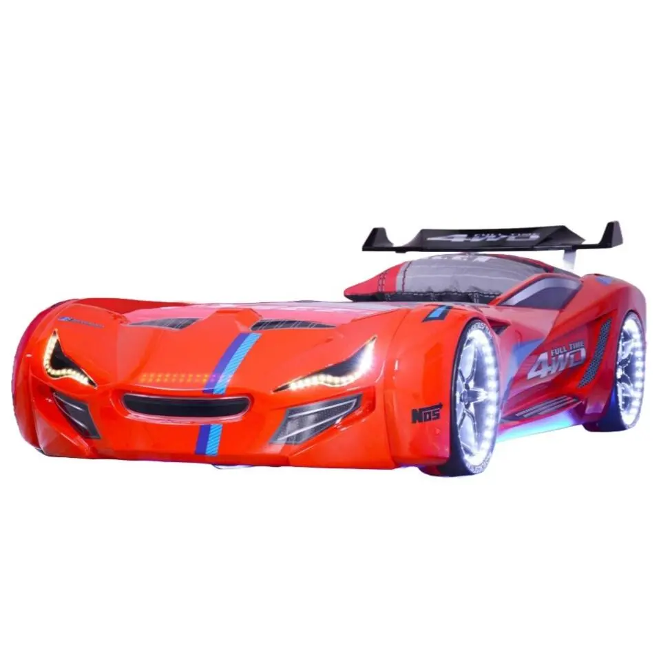 Autobed - Racebed - Street Racer - 236x119x68 cm - Rood