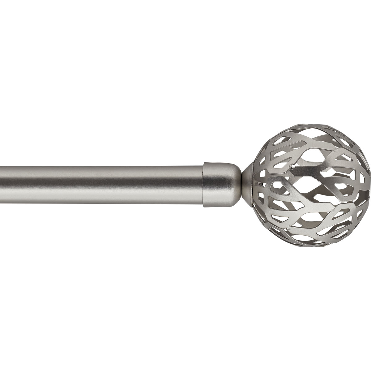 Kit varão extensível RETRO prateado 120-210cm