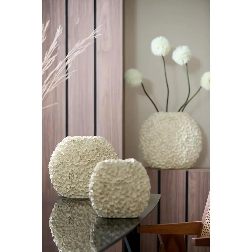 Light & Living - Phylia vaas deco 44x20,5x38,5 cm - cr&egrave;me