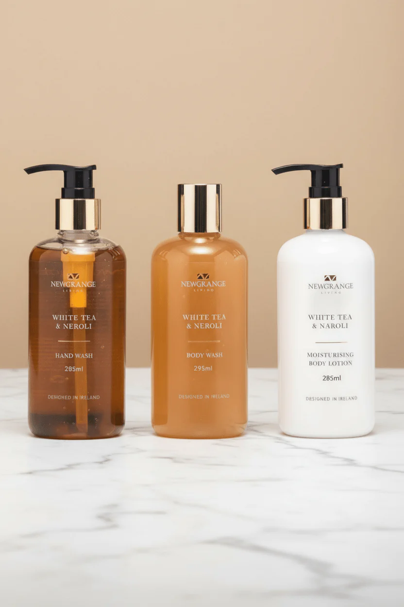 Set Of 3 White Tea & Neroli Luxury Body Care