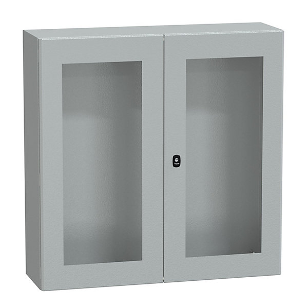 Nsys3d101030dt Coffret Métallique étanche Ip55 - 1000x1000x300 - Porte Vitrée - 2 Portes - Spacial S3d - Schneider Electric