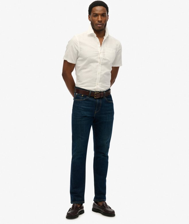 Cotton Linen Short Sleeve Shirt