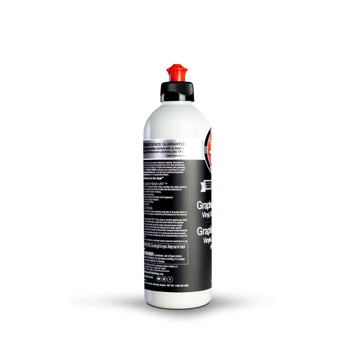 Adam's Polishes Graphene VRT Vinyl, Rubber & Tire Fluid, 473-mL