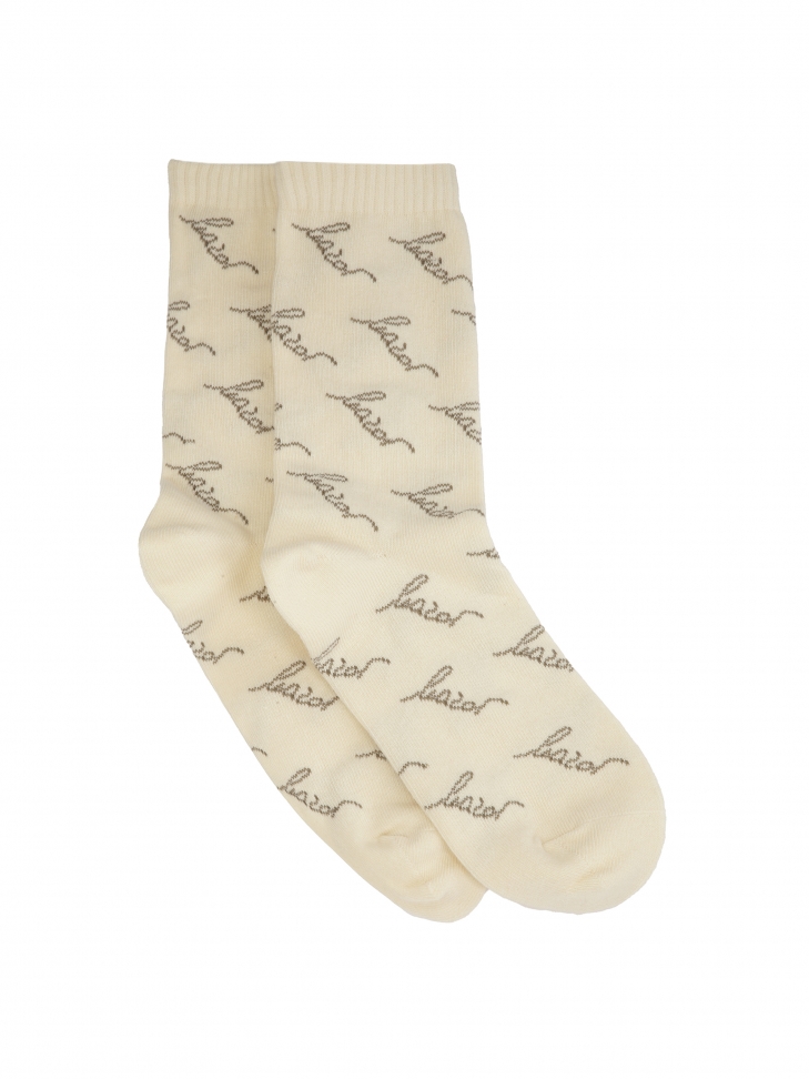 Logan cream socks