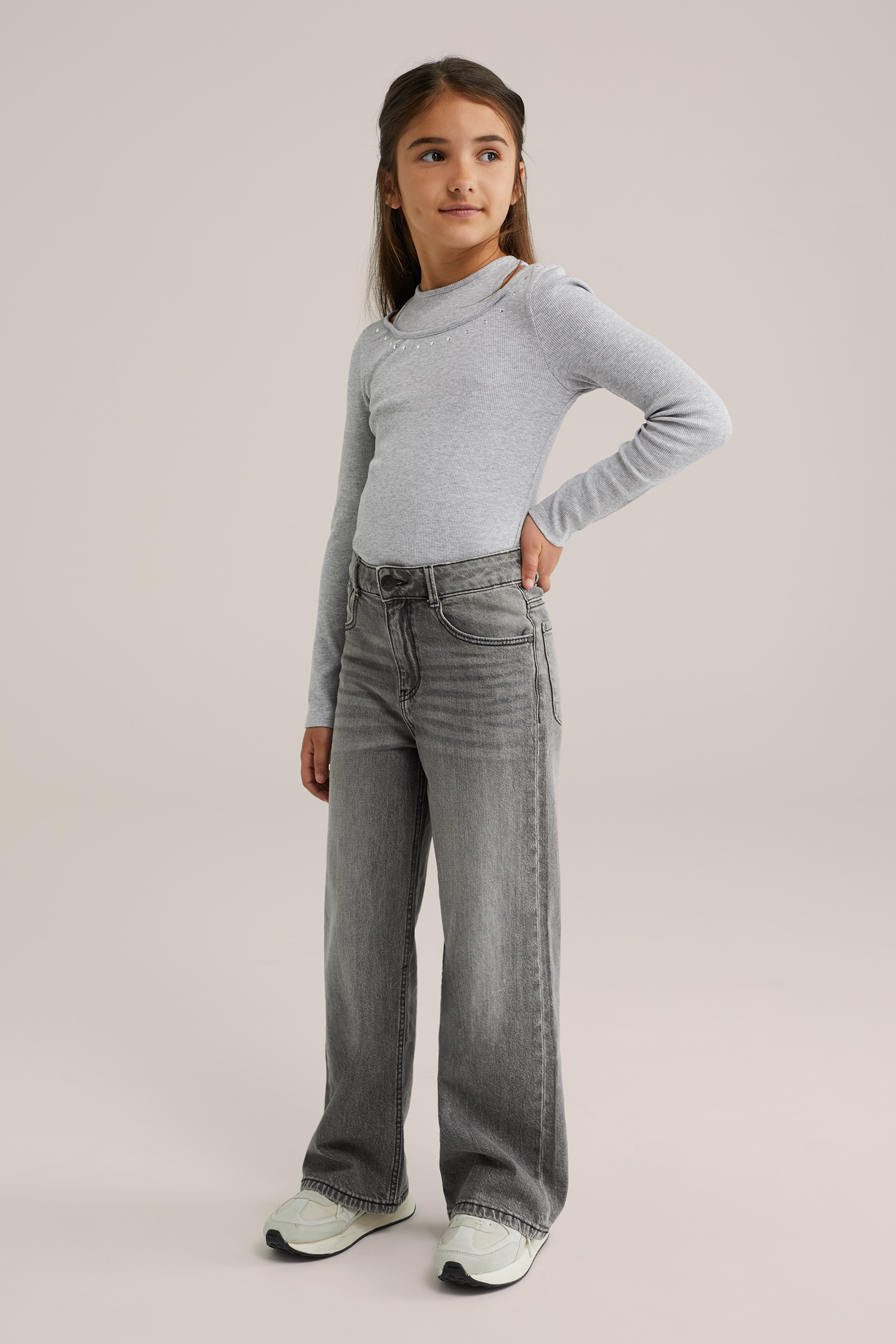 Meisjes T-shirt met studs