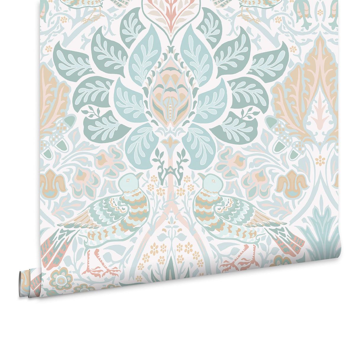 William Morris at Home Vliesbehang - Dove & Rose Haze - 1000x52