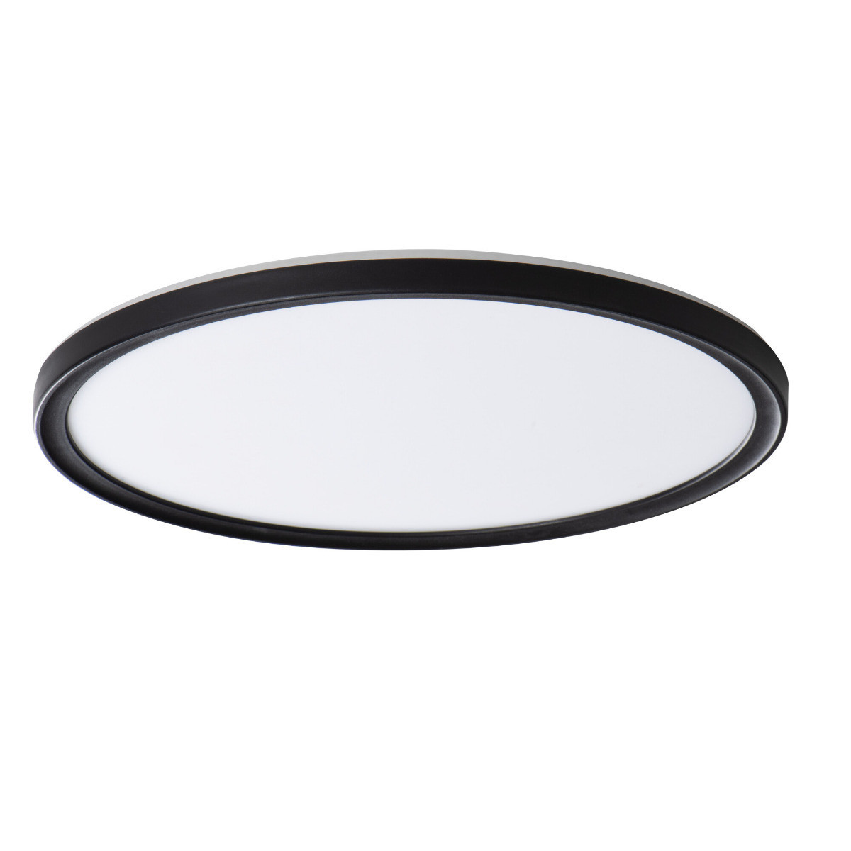 Plafon AZPOokrągły czarny LED 1x22W 42cm 2000lm IP54 Miledo