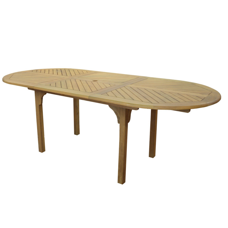 Table de jardin extensible Durban 160-220 x 100 x 74 cm