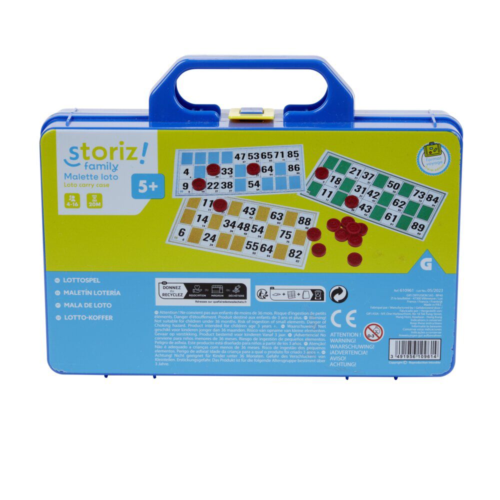 Mallette de loto format voyage