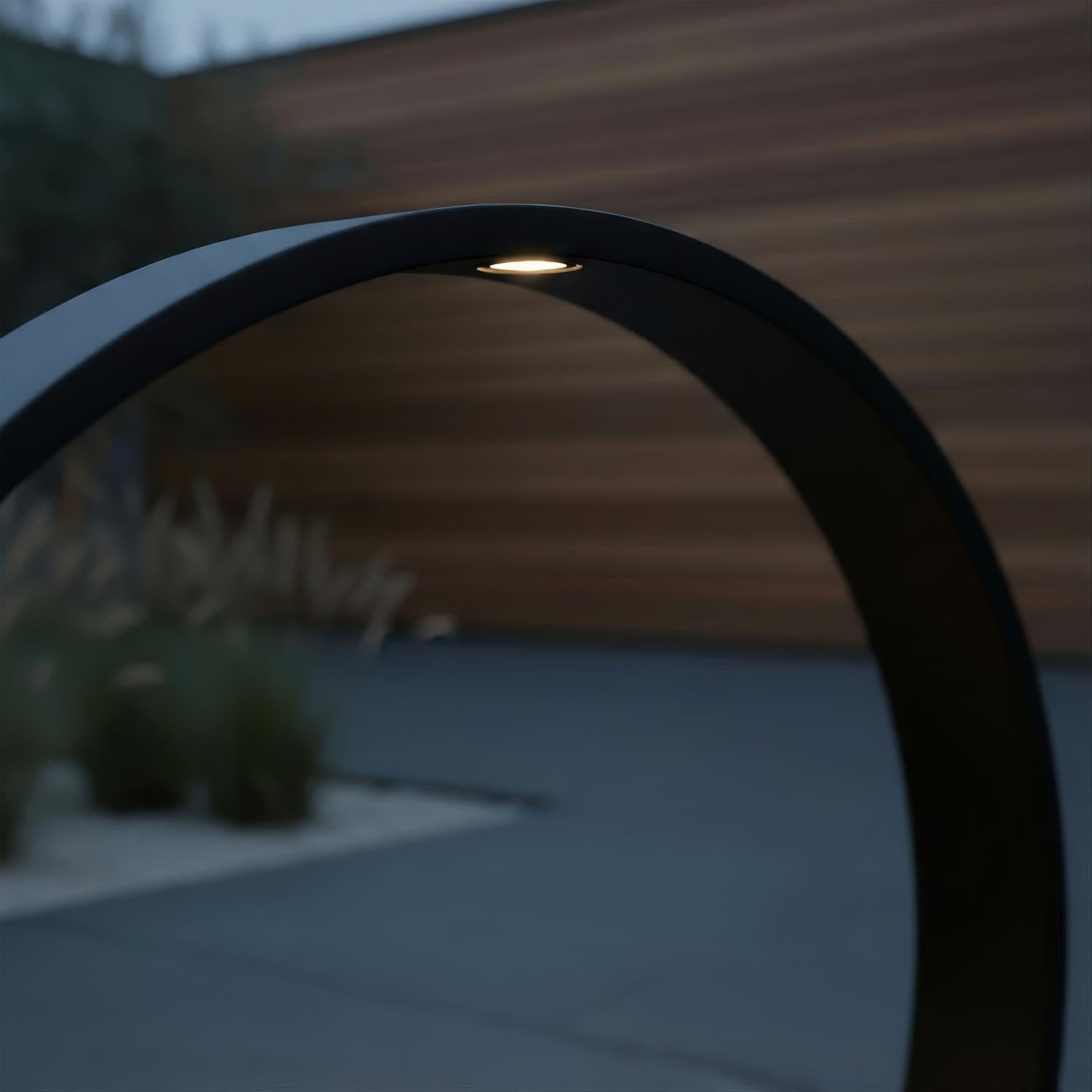 Lucide sokkellamp JEREL - Geïntegreerde LED - Zwart