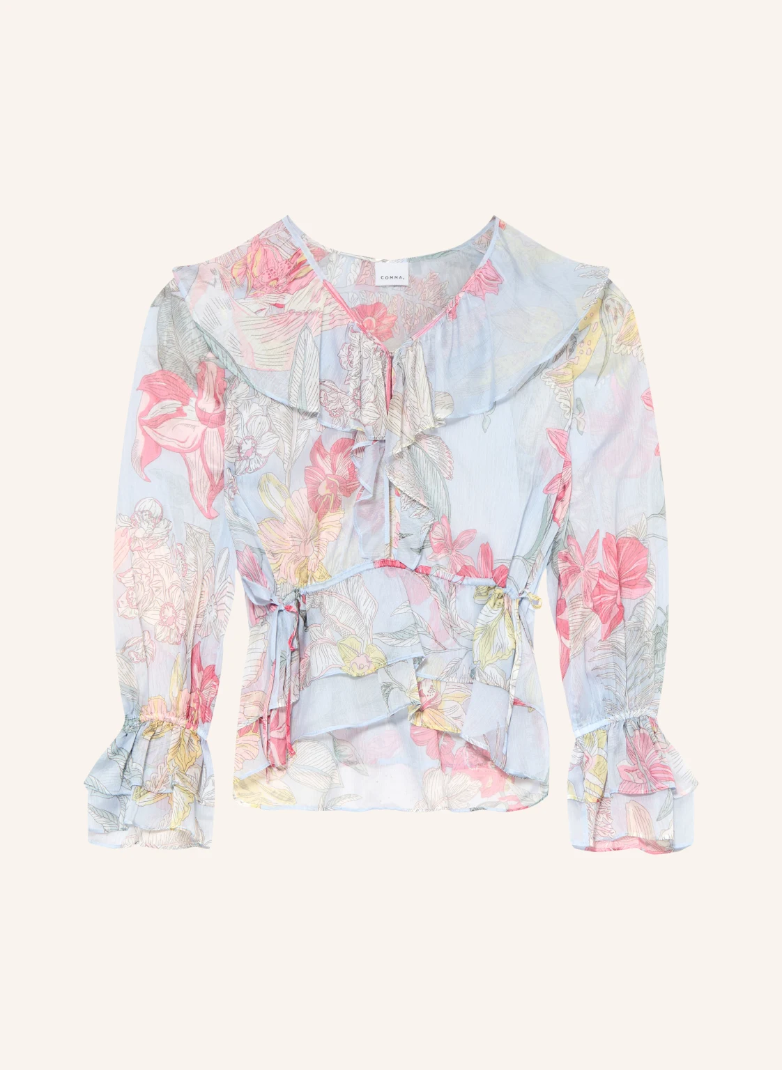 COMMA Blusenshirt mit Volants