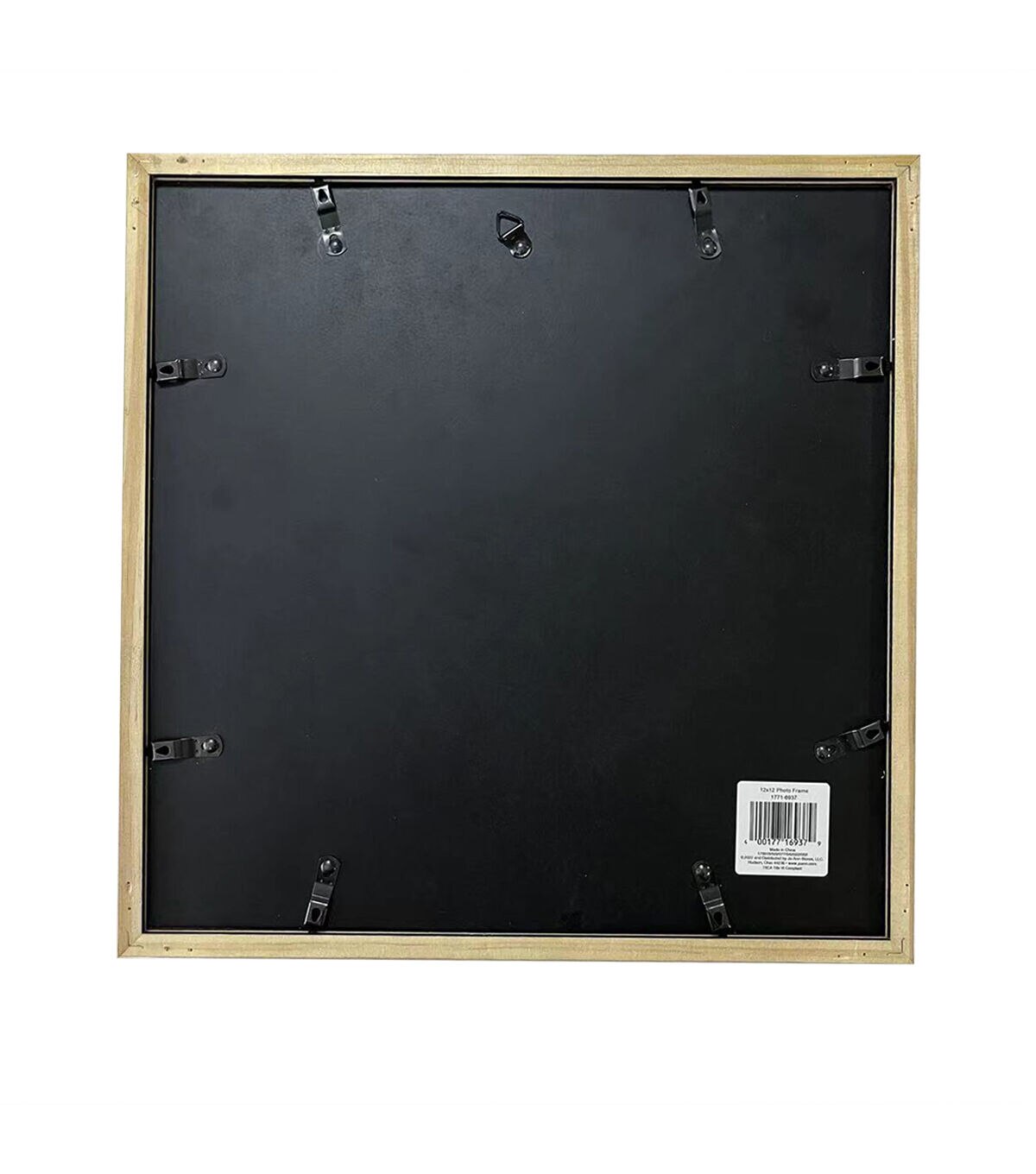 Innovative Creations Black Wooden Frame with Mat 12 x 12