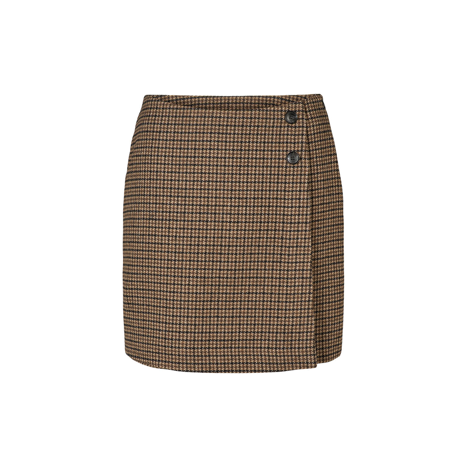 7898RDFSelah wrap skirt, chocolat