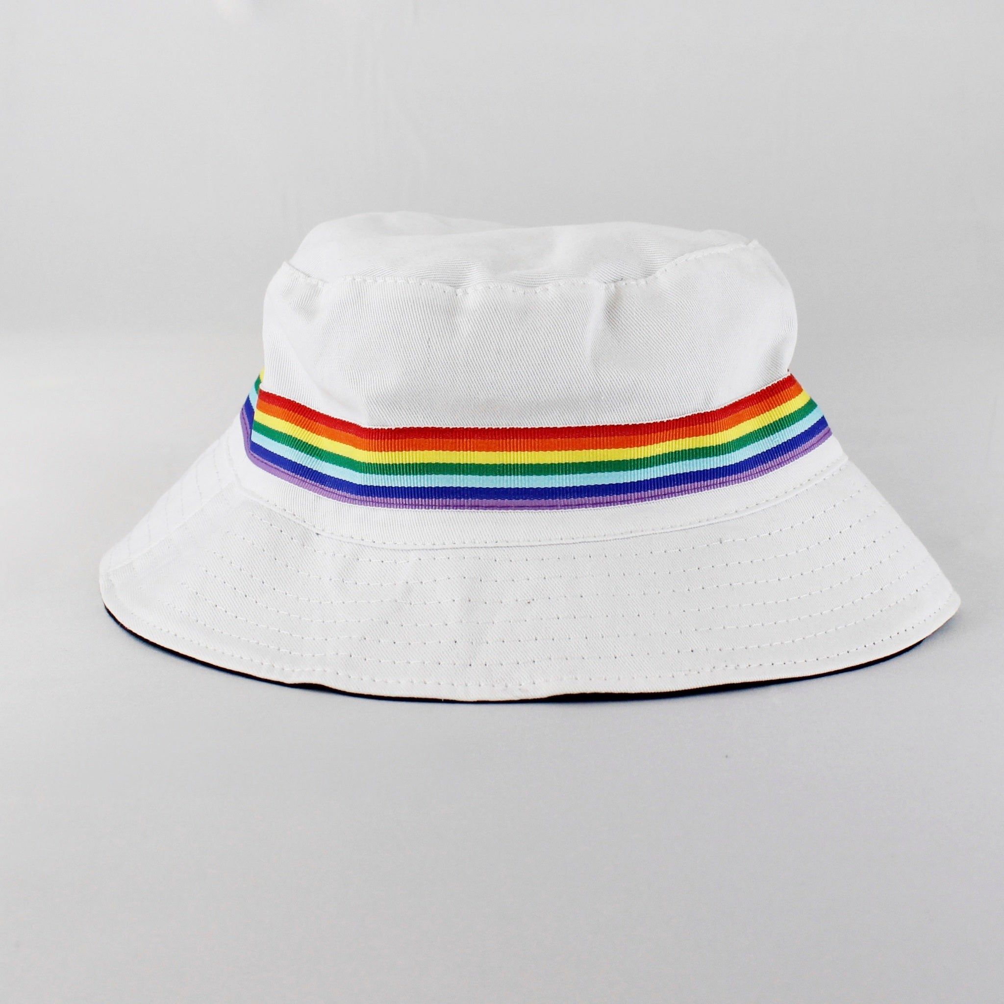 SVNX Reversible Bucket Hat with Rainbow Band
