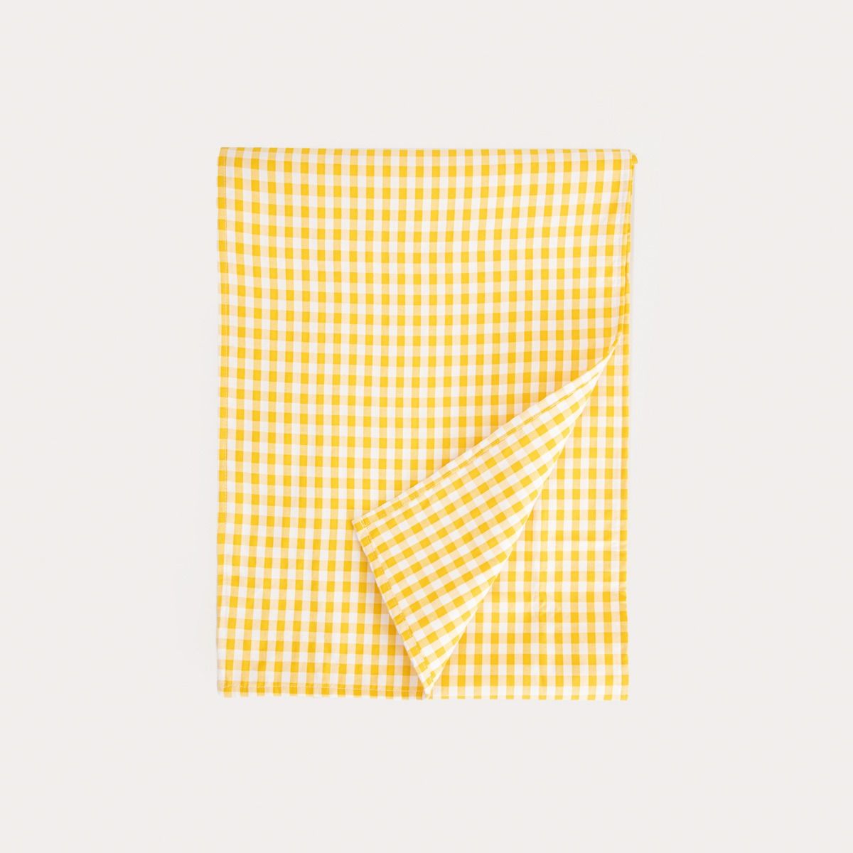 Bieżnik ALAMBRA żółty w kratkę 40x160cm
