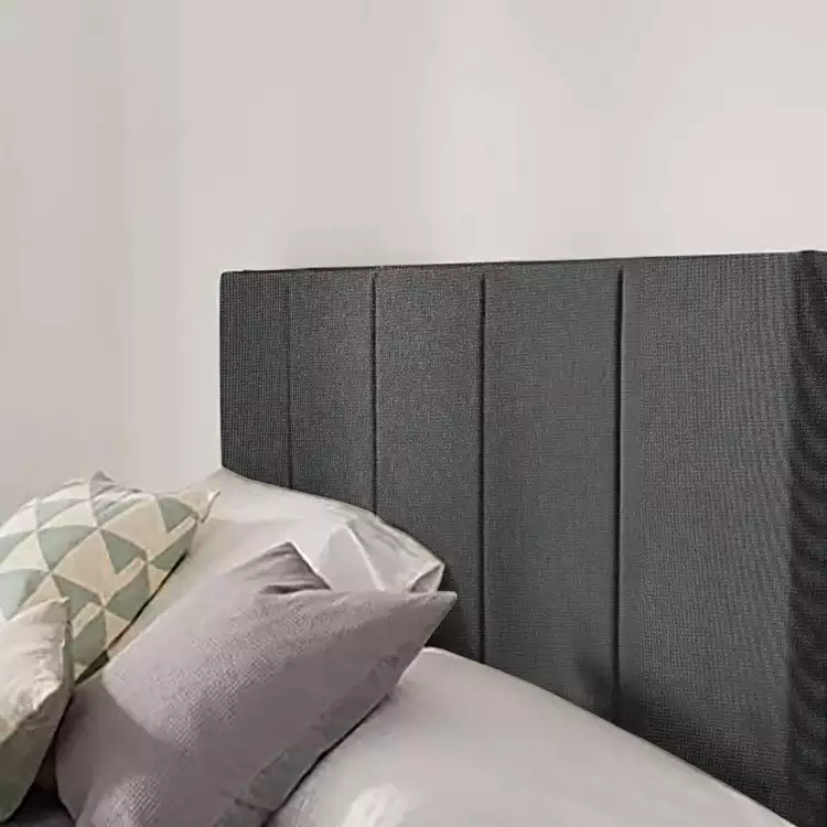 Silentnight Brescia Woven Superking Headboard- Charcoal