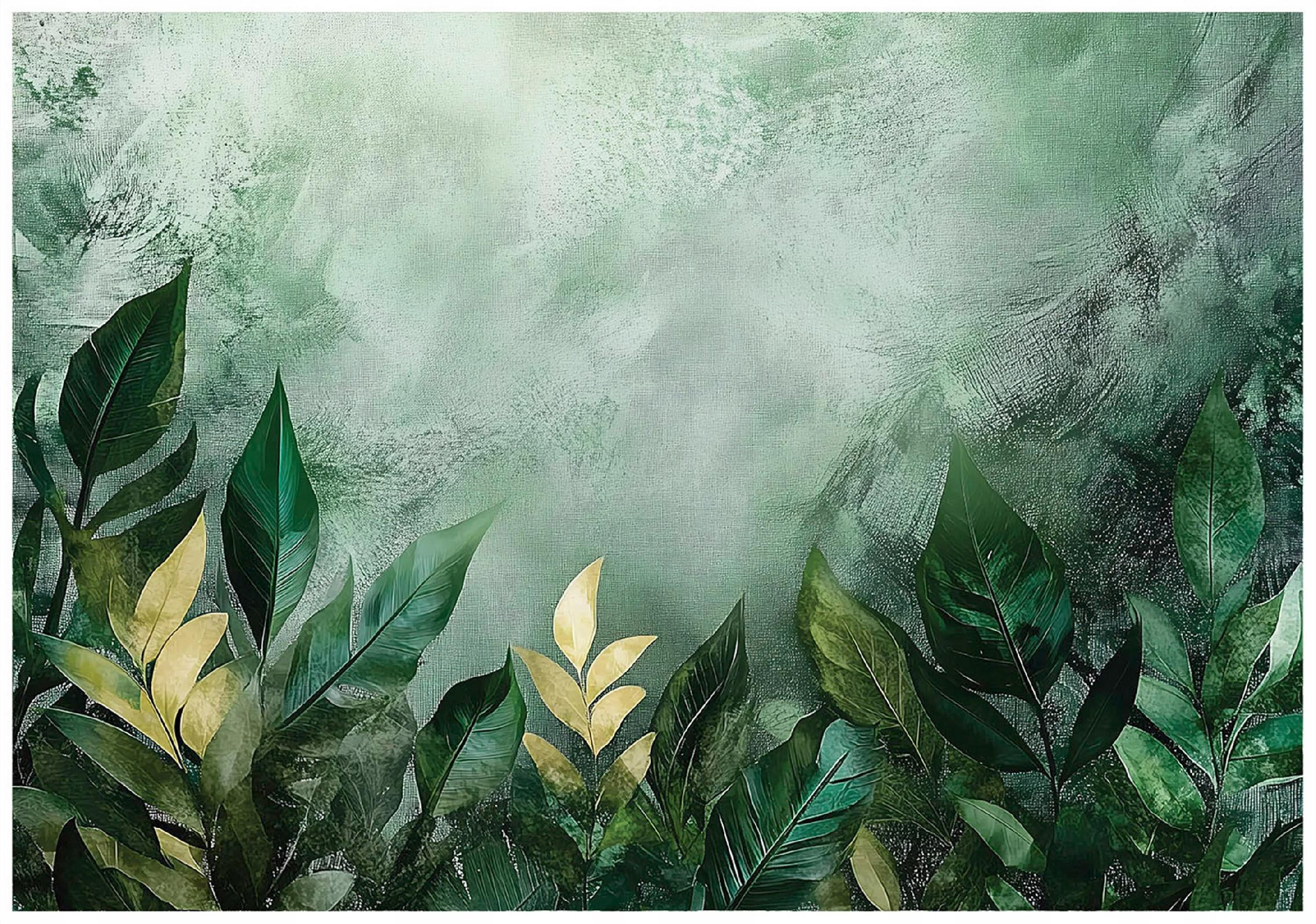 Fototapeta Liście Zielone Natura Sypialnia Salon Tapeta Flizelina 250X175