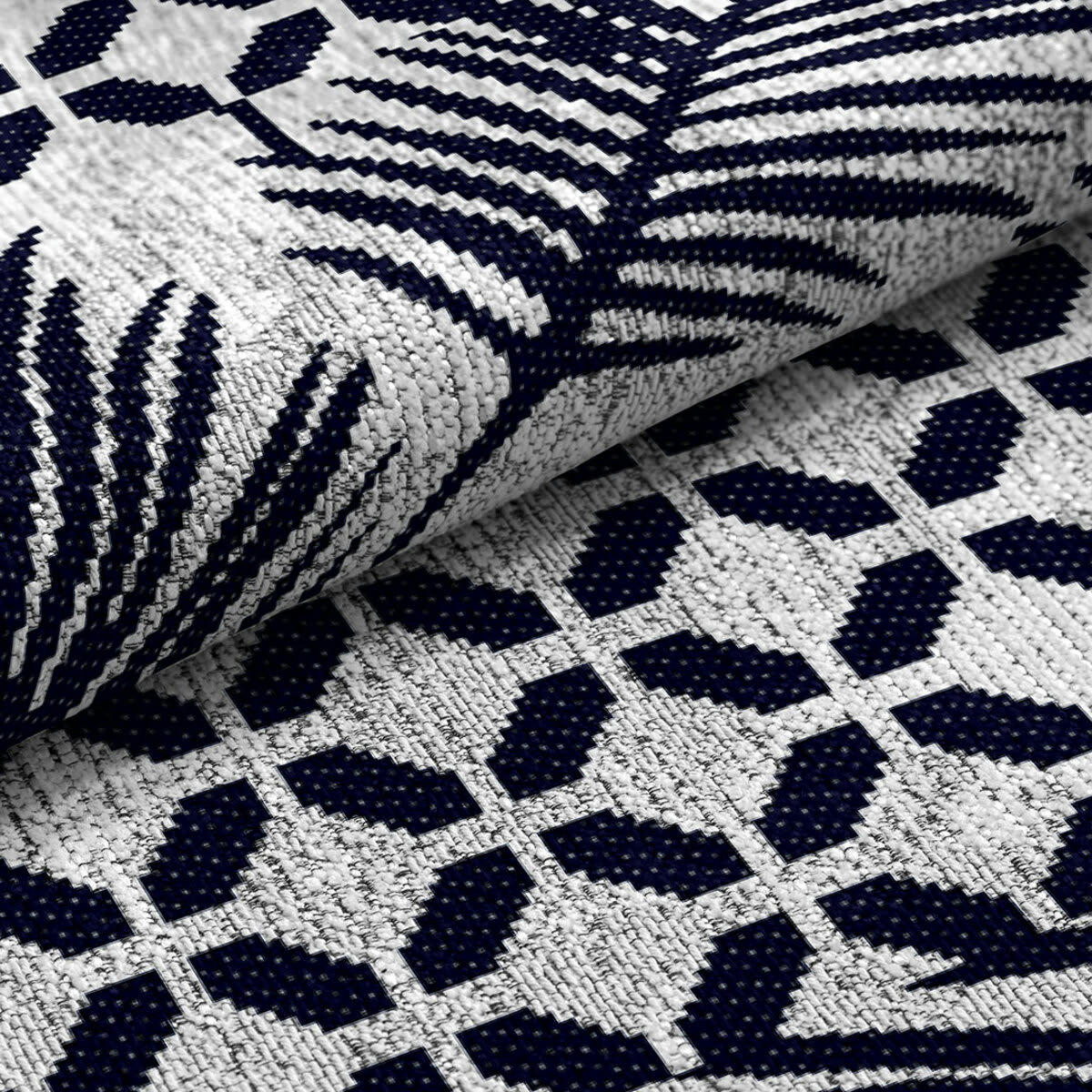 YAMENA - Tapis décoratif en coton en impression digital gris 160x230 cm