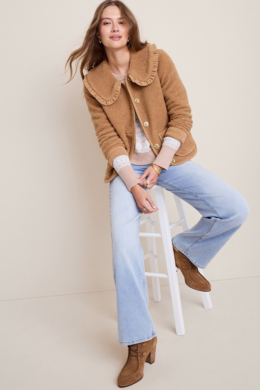 Billie Collared Sherpa Jacket