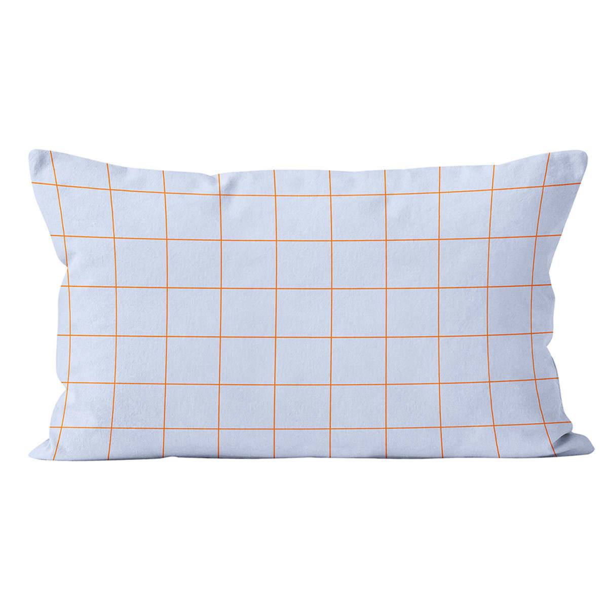 - Coussin déco velours  Bleu orange 40x67cm