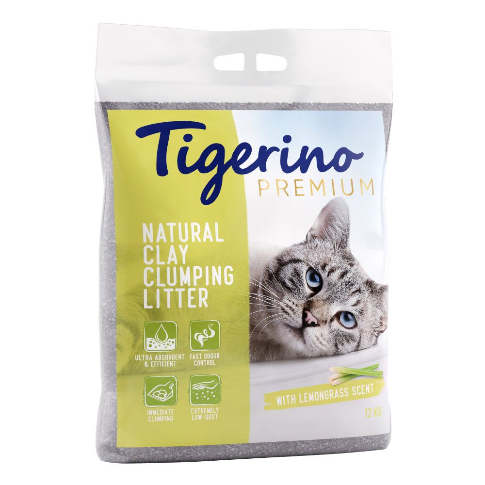 Tigerino Premium Cat Litter – Lemongrass Scented