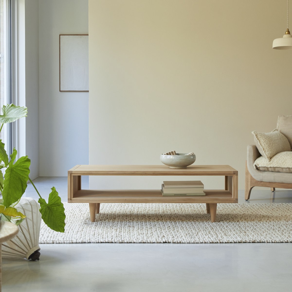 Tikamoon - Jonàk - Massief eiken salontafel