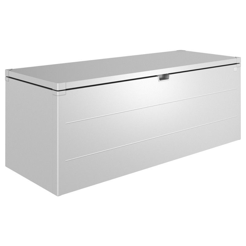 Coffre de jardin StyleBox argenté 2,07 x 0,8 x 0,81 m BIOHORT