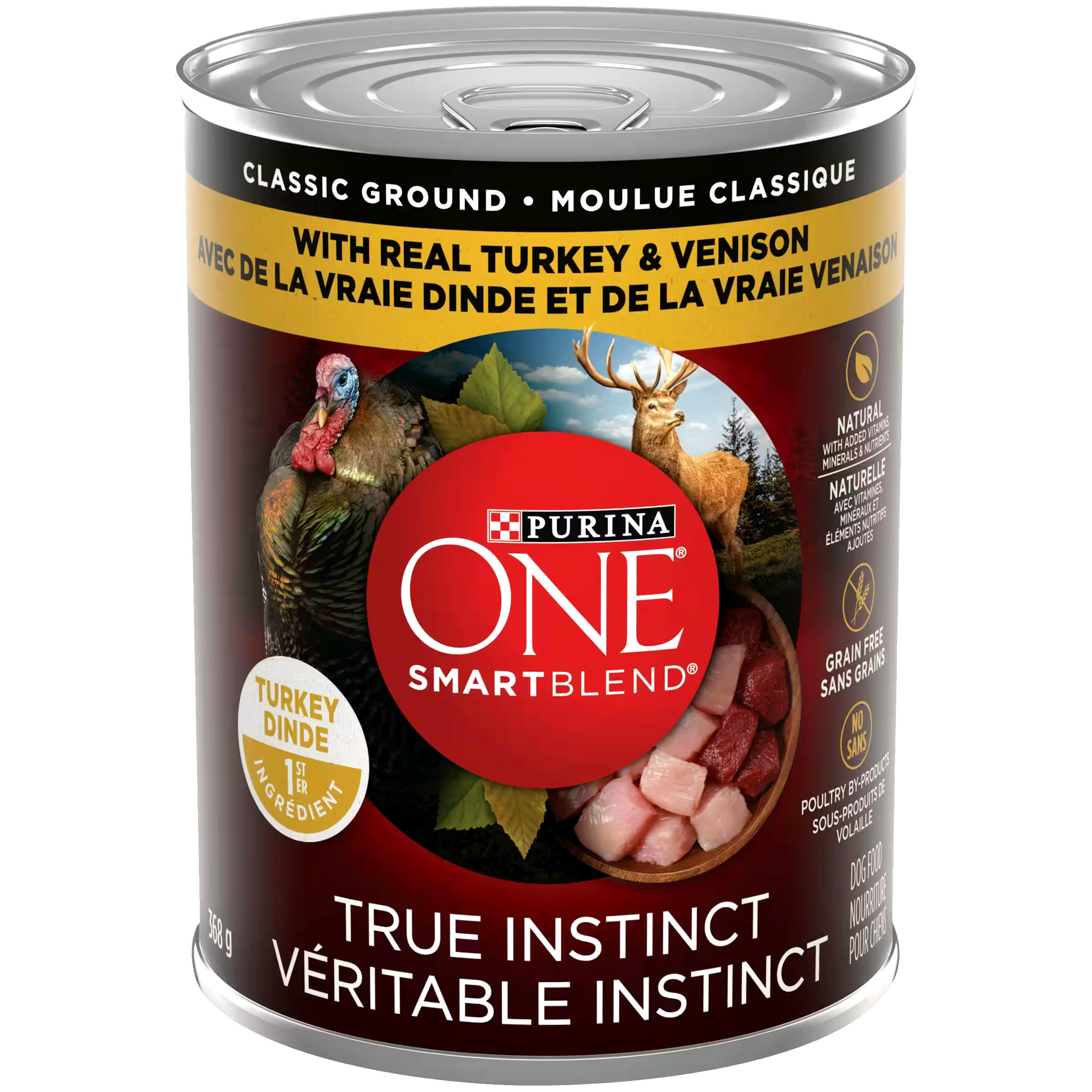 Purina ONE® Turkey & Venison Adult Wet Dog Food, 368-g