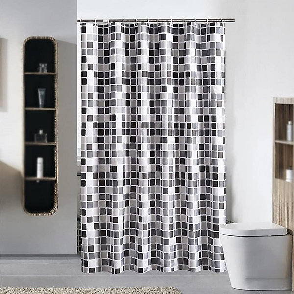1pc Rideau de douche imperméable, anti-moisissure et antibactérien rideau de douche 150x200cm