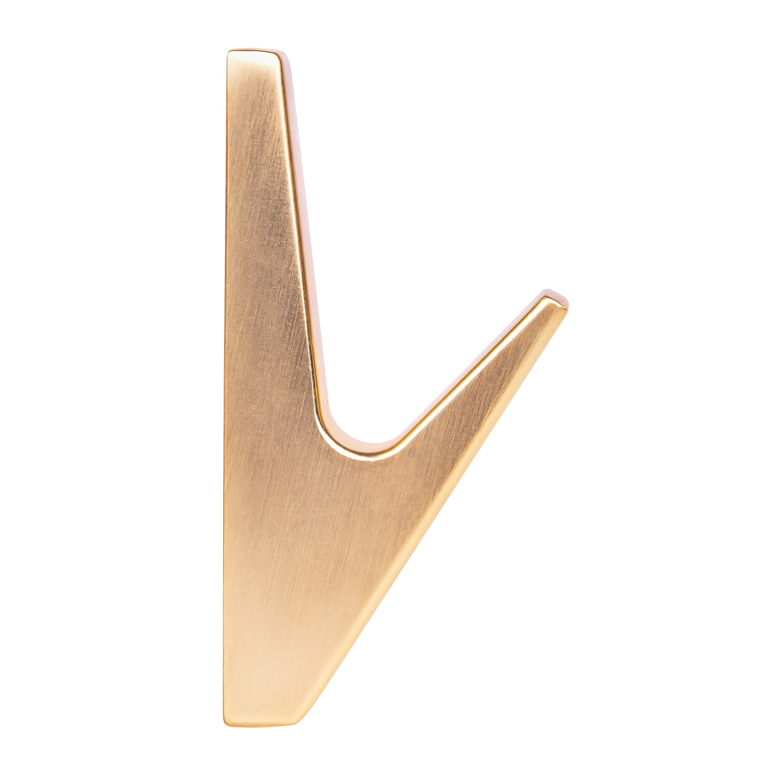 QUVIO Wandkapstok - Metaal - Goud - Set van 4