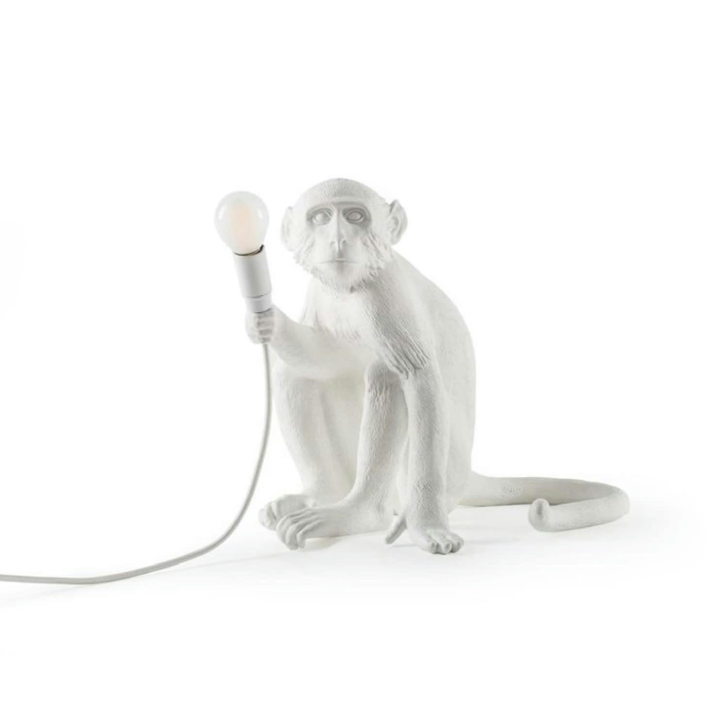 MONKEY - Lampe à poser singe assis H32cm