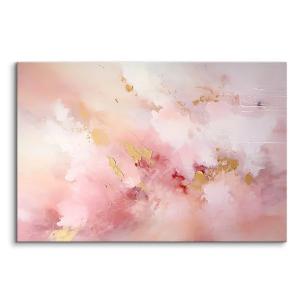 Obraz Różowe Akwarele W Stylu Glamour 30x20cm
