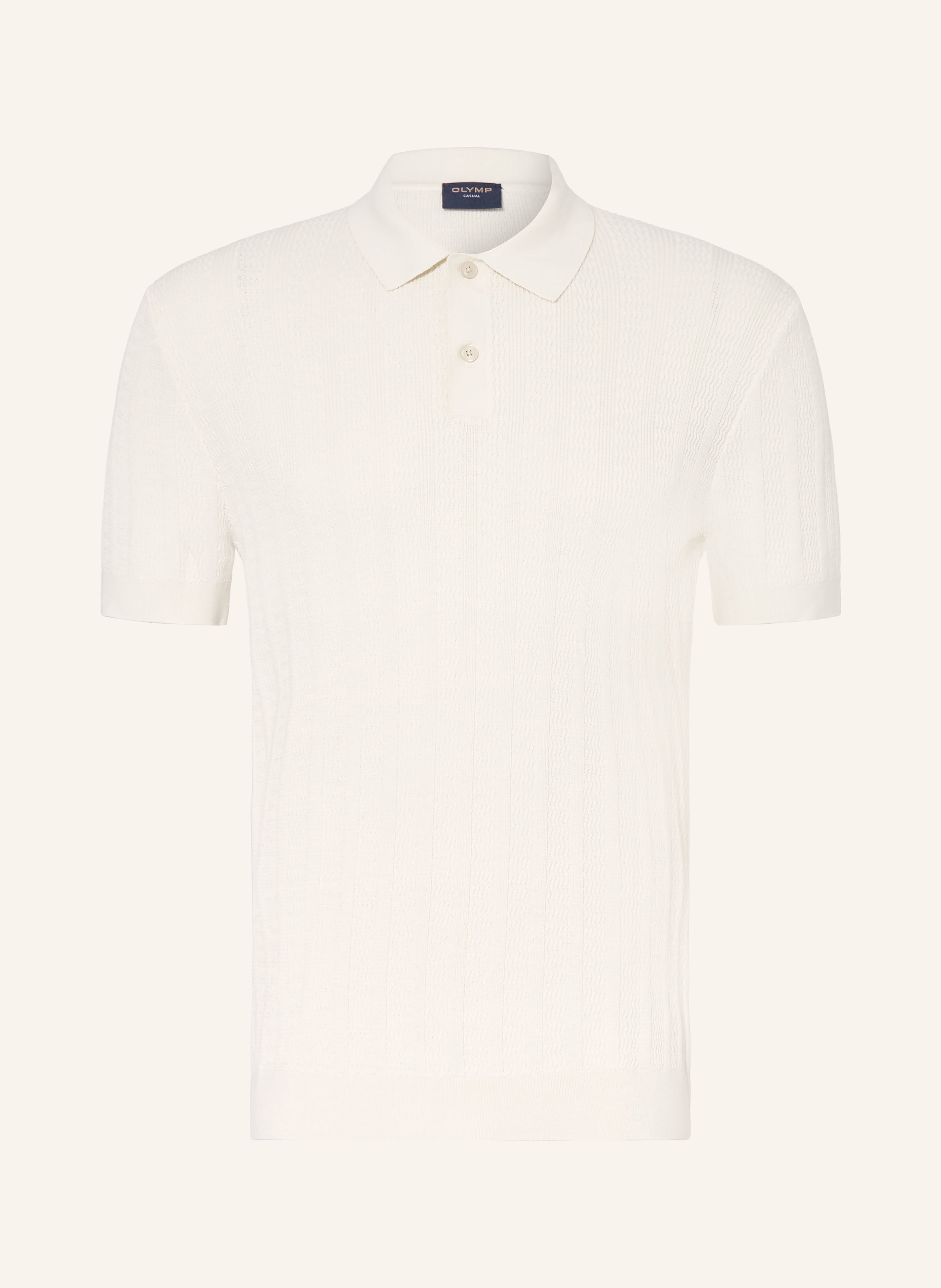 OLYMP Strick-Poloshirt