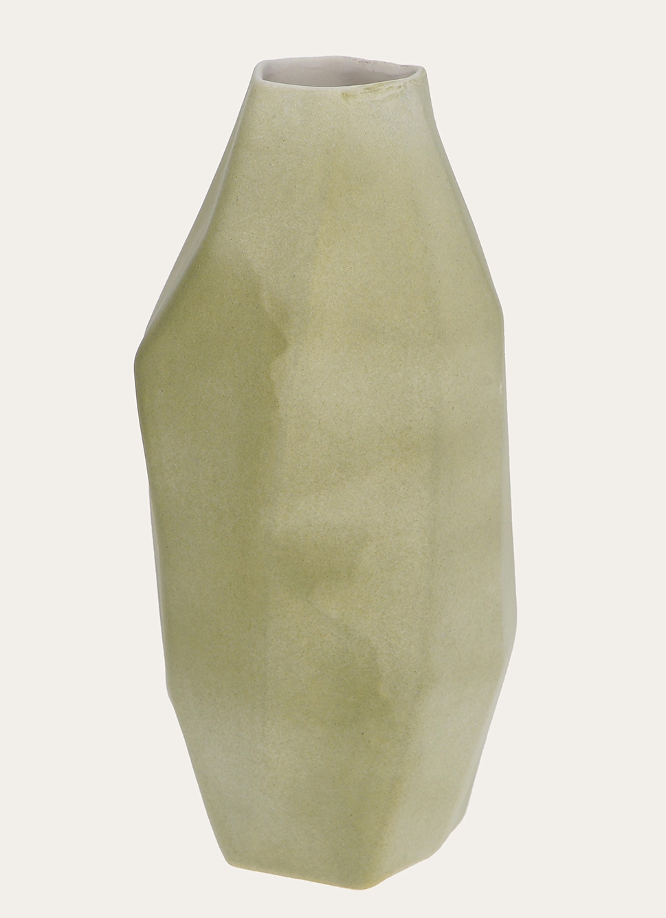 VASE MULTIPLES FACETTES vert