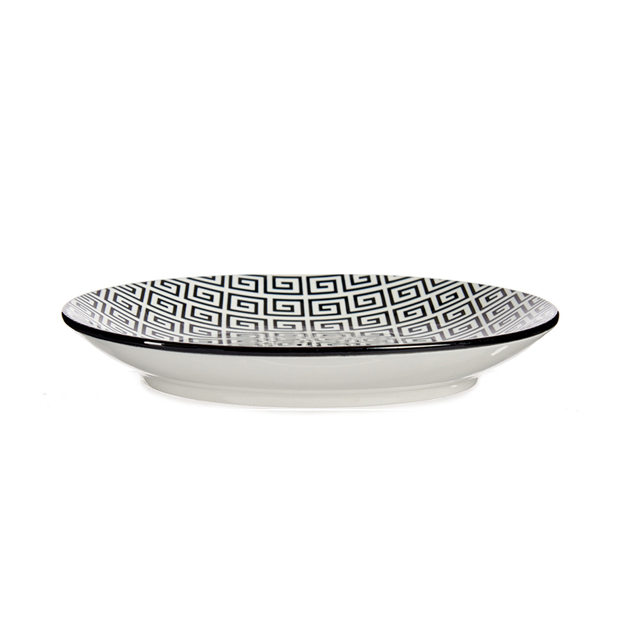 Talerz deserowy GEOMETRICO 20 cm porcelana
