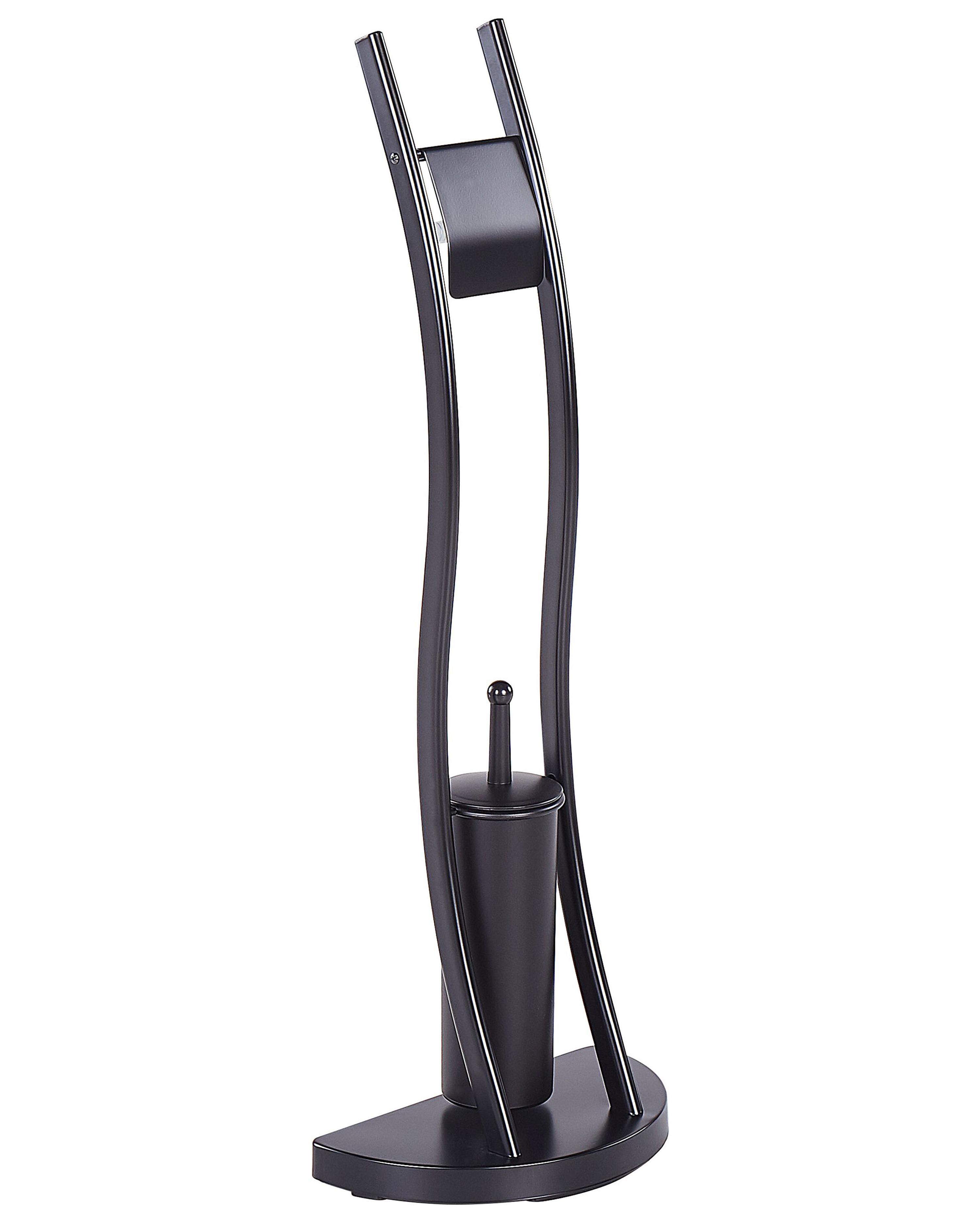 Toilet Roll and Brush Holder SOACHA Metal Black