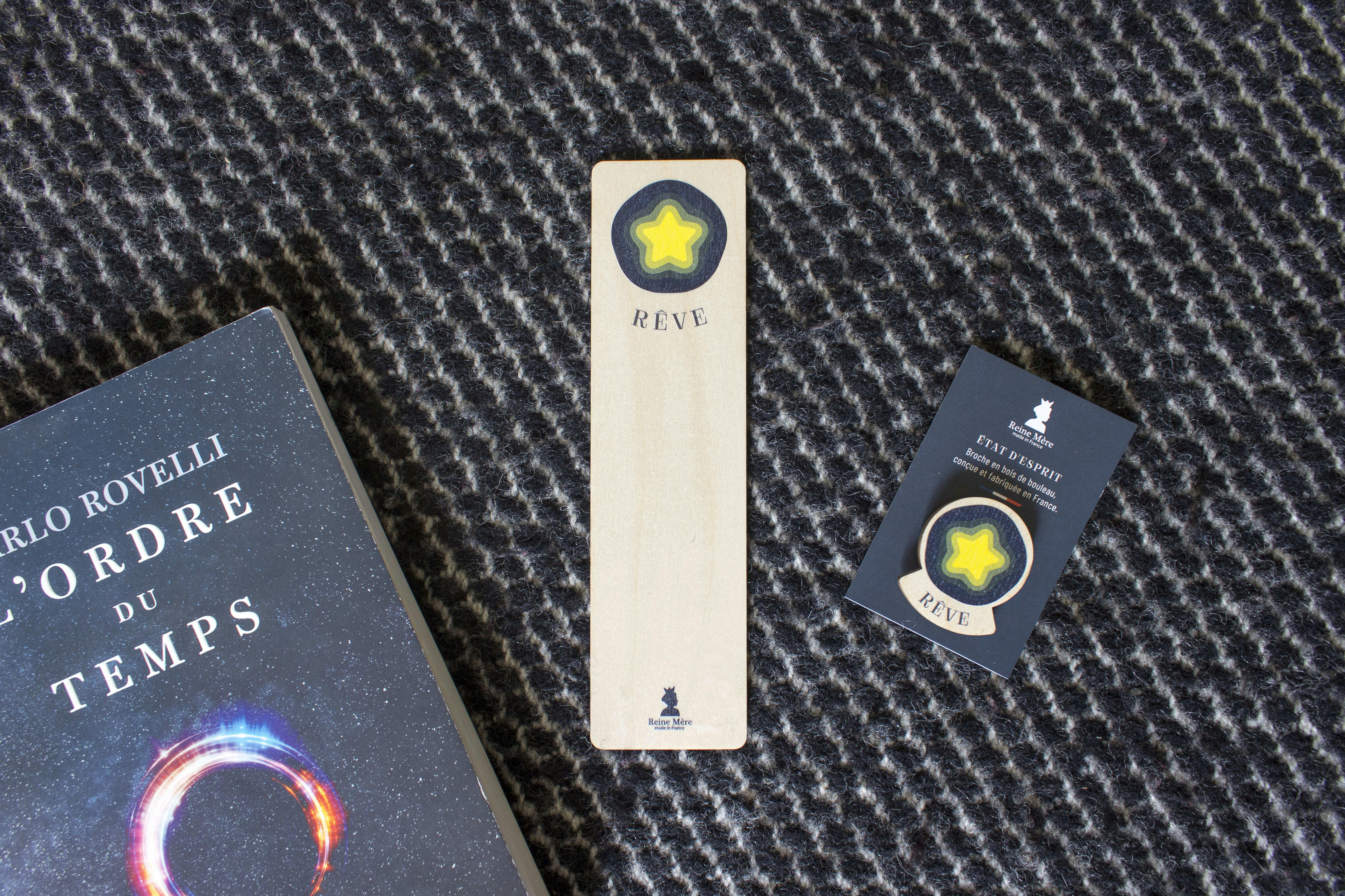 Rêve - Marque-page en bois de bouleau flexible