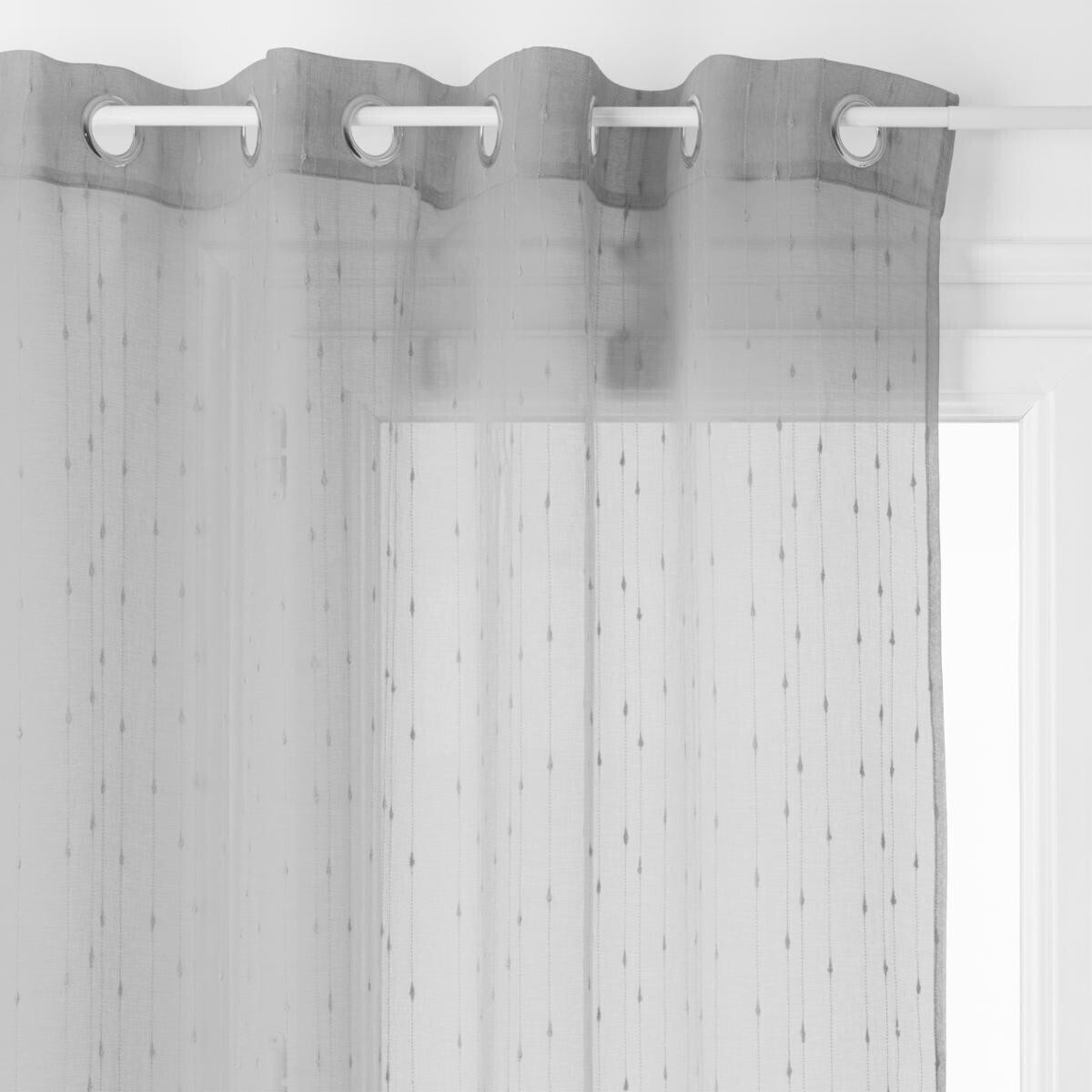 Sheer curtain "Anissa" Grey, 140x240 cm