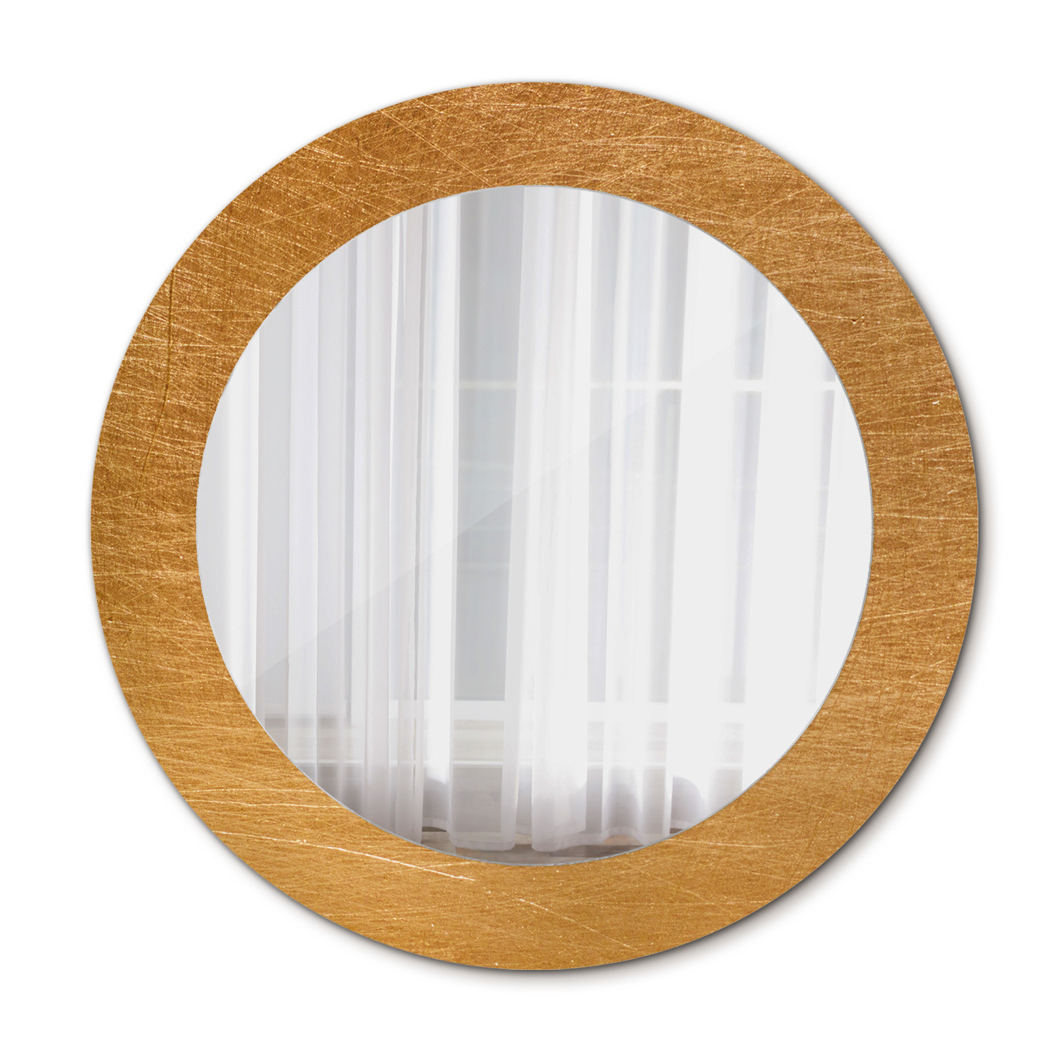 Lustro dekoracyjne Ścienne fi60 okrągłeVintage loft styl