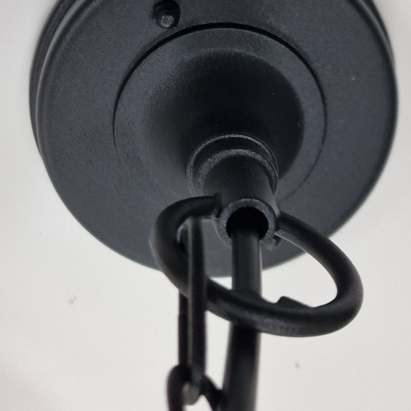 Lampa sufitowa zewnętrzna Parish Mini czarna 1 x E27 x 60W IP44 Elstead
