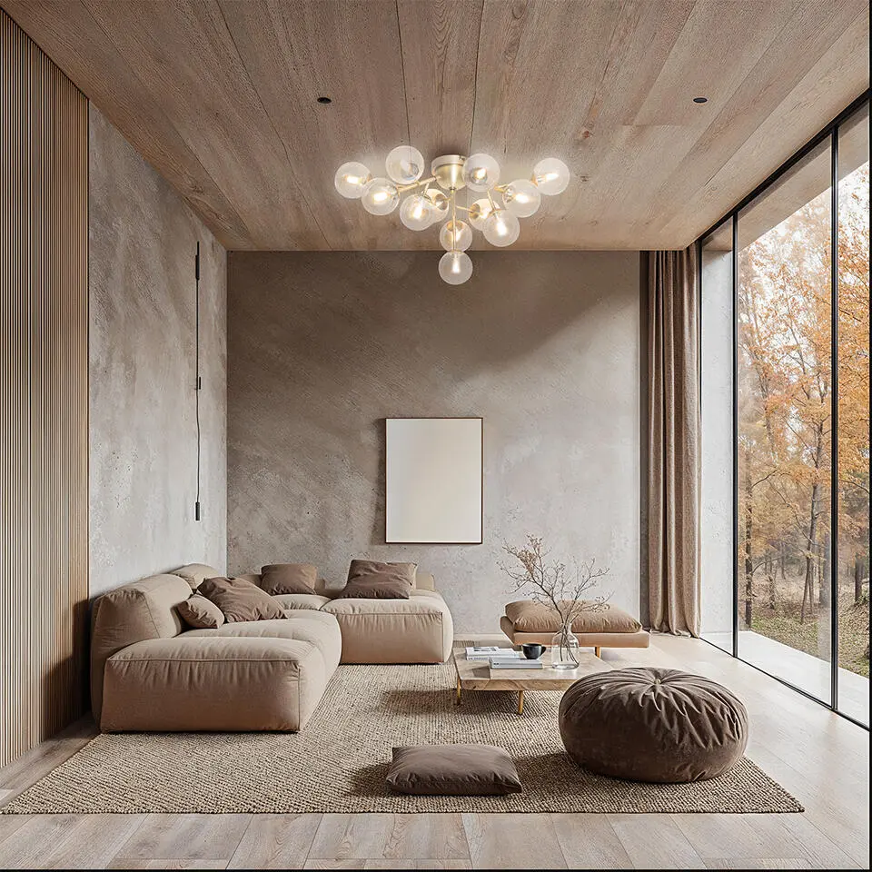 Qazqa plafondlamp bianca bronskleurig g9