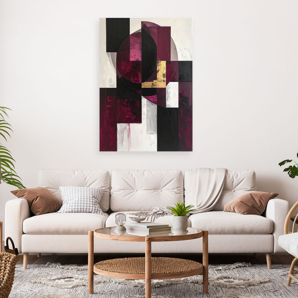 Obraz do salonu biura kuchni, Abstrakcja geometryczna 20x30