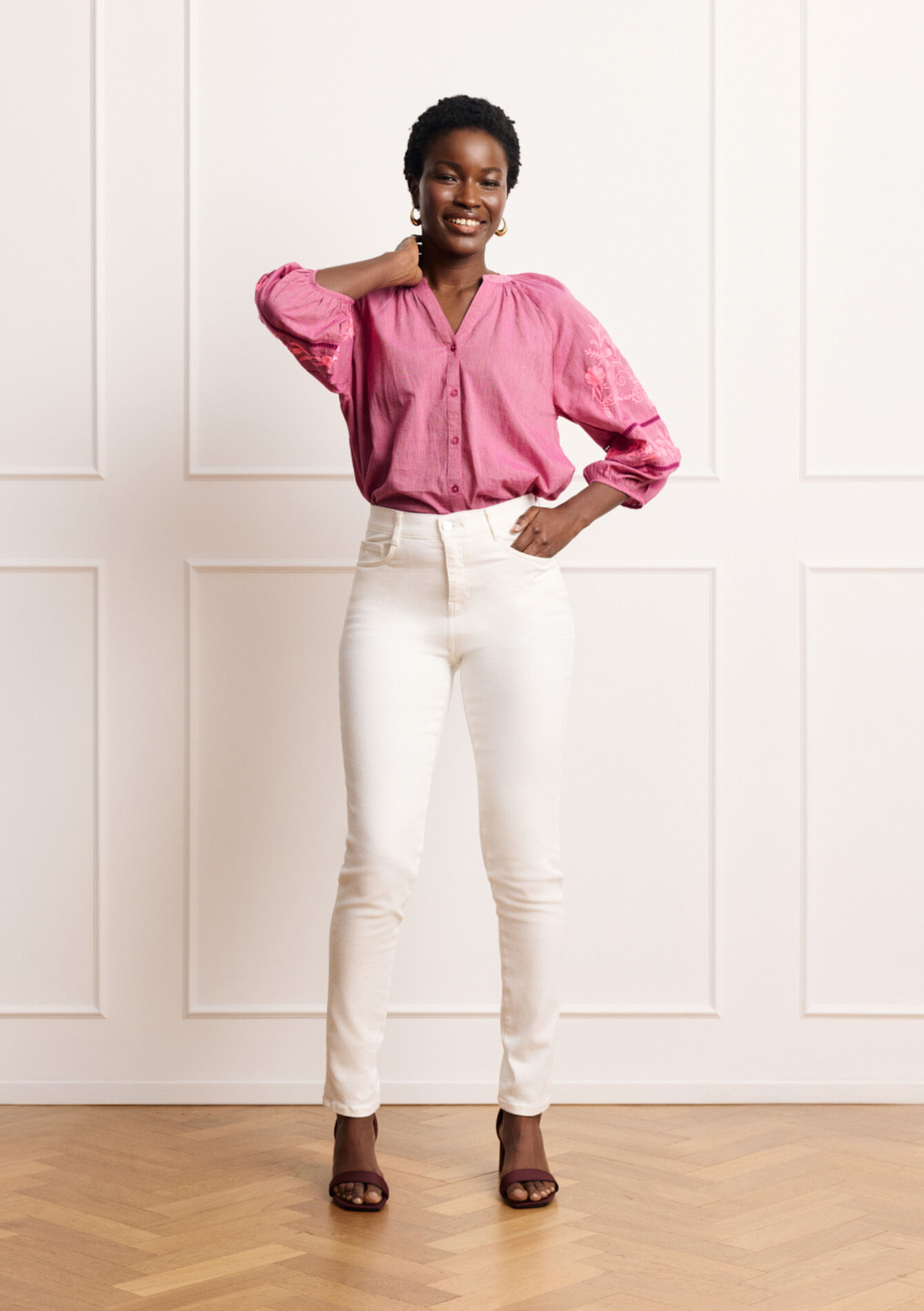 Multiple size slimfit broek