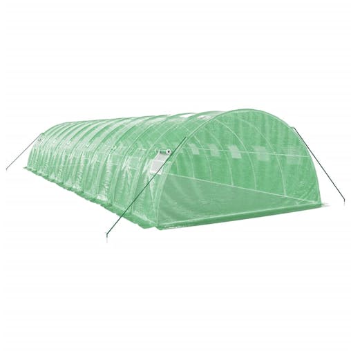 NNEVL Greenhouse with Steel Frame Green 48 m&sup2; 12x4x2 m